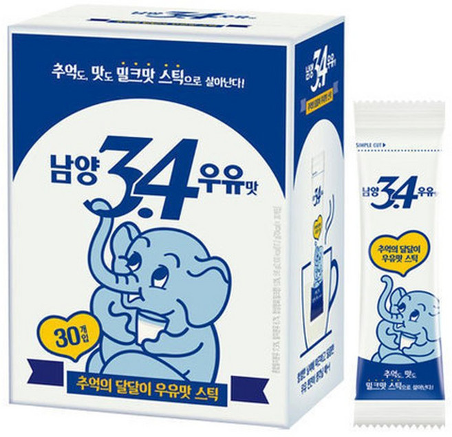 남양 3.4 우유맛 스틱 17.2g 30개입 1개