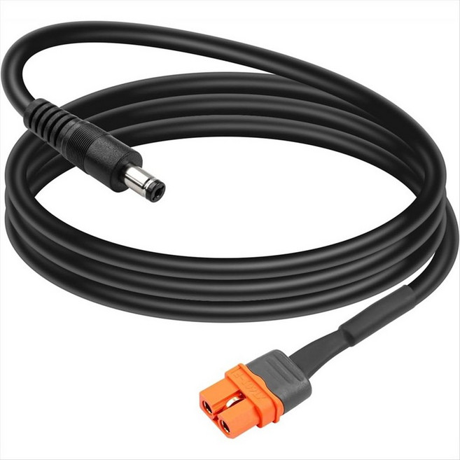 DC - XT60 전원 케이블 1M/3FT 14AWG DC 수 - XT60I(2+1) 신호 핀 암 어댑터 케이블 포함(XT60 - DC5521), PNGKNYOCN DC to XT60 전원 케이블 1M, 1개
