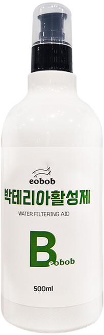 EOBOB 분사형 박테리아 활성제 대용량 500ML 어항 환수 물갈이 용품, 1개, 500L