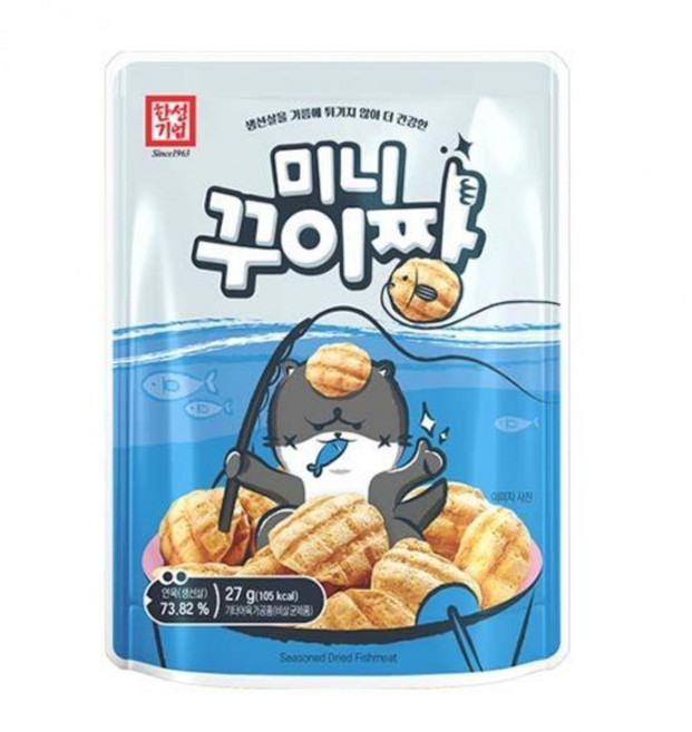5분마켓 한성 미니꾸이짱 꾸이맨, 15개, 27g