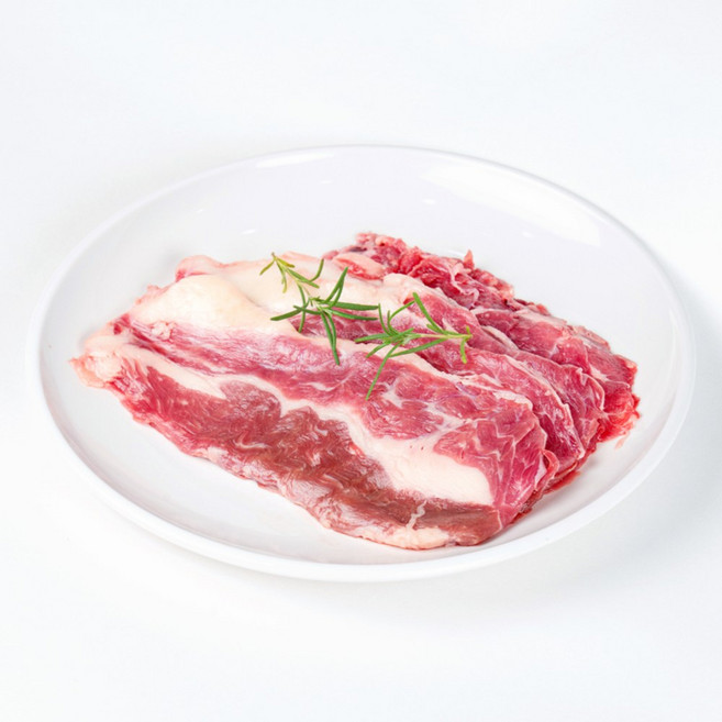 엉파 자연방목 호주산 목초 소고기(냉동), 250g, 1개, 국거리용 차돌양지 슬라이스 1.5mm