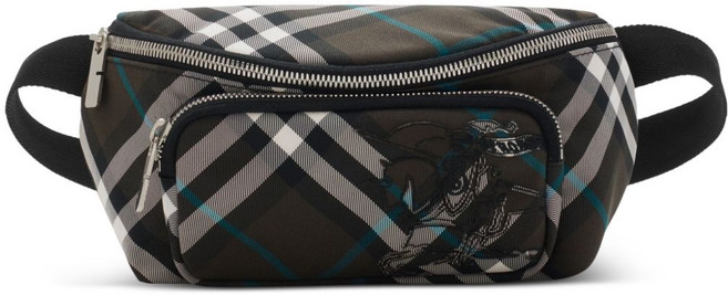 버버리 스몰 체크 패턴 벨트 백