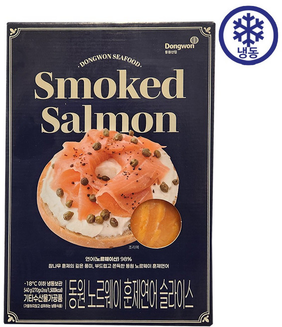 코스트코 동원 훈제연어 슬라이스, 1개, 540g