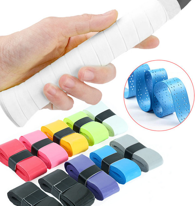 VOLAR 벌크 라켓용 그립 테이프 10종 세트, 혼합색상, 1세트