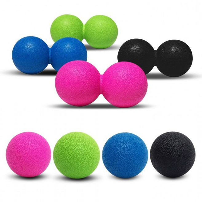 런웨이브이 TPE 싱글 마사지볼, 2개, 블루