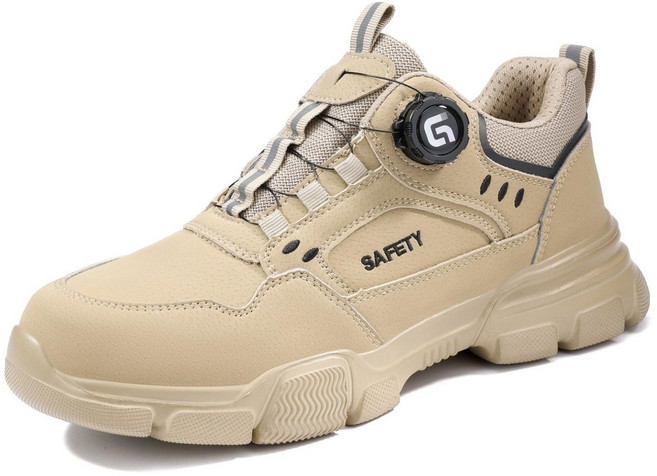 HONGHAI 남자 사계절용 안전화 4인치 경량 안전화