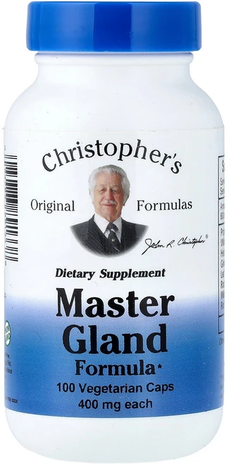 Christopher's Original Formulas Master Gland Formula 375 mg 100 Vegetarian Caps, Christopher's Original Formula, 1개 - 쿠팡