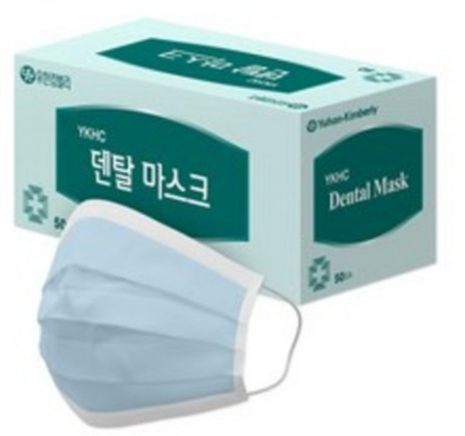 유한킴벌리 덴탈마스크, 50매입, 4개