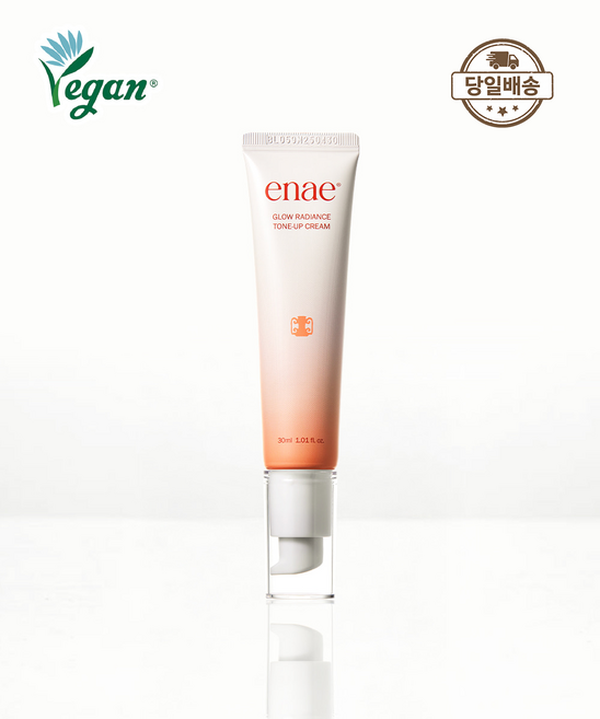 [당일배송] 이내 enae 씻지않는 톤업크림 글로우 래디언스 도자기 톤업크림, 1개, 30ml