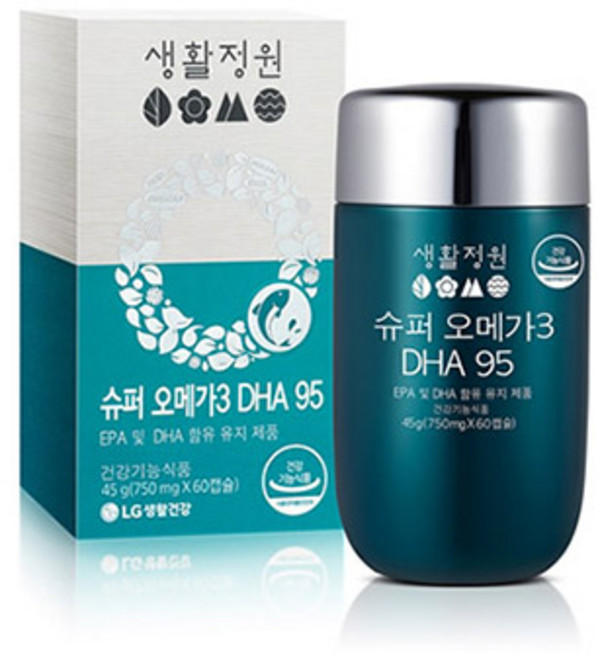생활정원 (구.청윤진) 오메가3 기획세트(90일분), 1세트, 90정, 45정