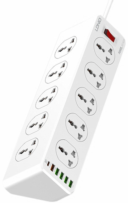 고용량 멀티탭 USB 거치형 콘센트 산업용 업소용 차단, 코드 10개