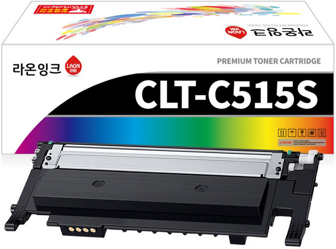 CLT-K515S 재생토너 삼성 SL-C515 SL-C515W SL-C565 SL-C565FW SL-C565W 라온잉크, 라온잉크 C515S 파랑토너, 1개