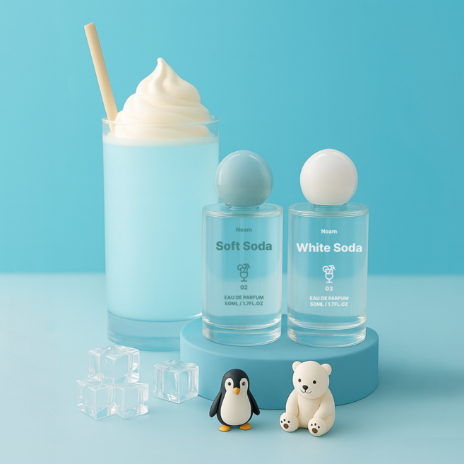 시원한 소다향 여름향수 스카이소다 오드퍼퓸 향수 50ml, 1개