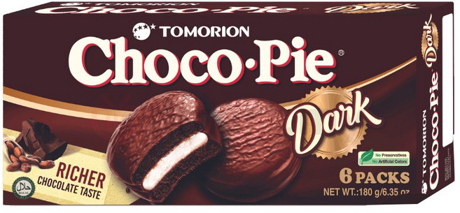ORION 巧克力派 夾心餅乾, 1個, CHOCO PIE DAR 180G*6