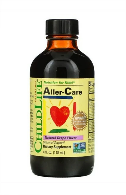 차일드라이프 알러케어 아연 비타민C 포도맛, 118ml, 1개 - 쿠팡