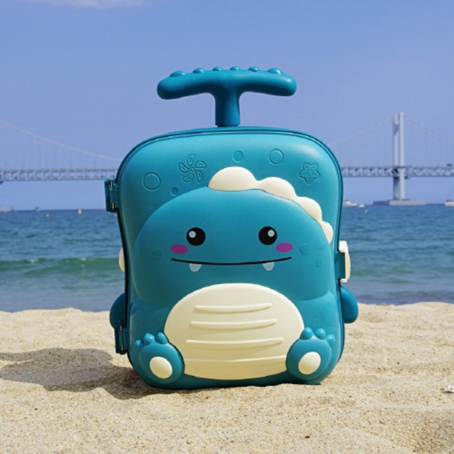 토이토 공룡 오리 캐리어 모래놀이 여행가방 샌드토이 장난감 세트, 02_공룡, 1개