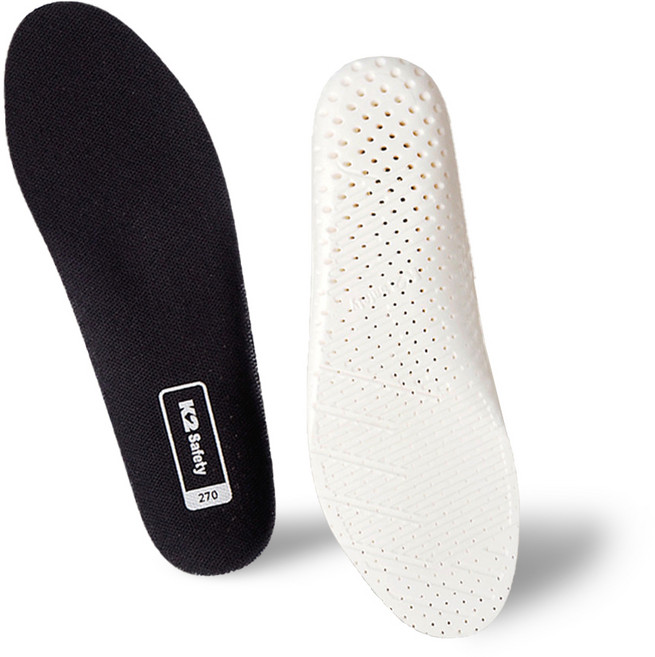 K2 세이프티 기능성 깔창 푹신한 쿠션 발편한 키높이 인솔 군인 군대 운동화 안전화