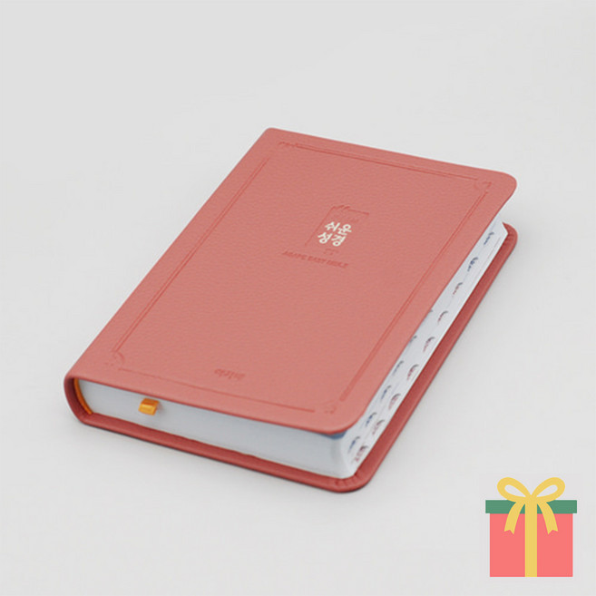 슬림 쉬운성경 소 단본 무지퍼 성경책, 아가페출판사, 슬림쉬운성경_소_단본_로즈핑크