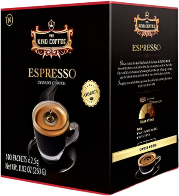 베트남 킹커피 프리미엄 아라비카 에스프레소 (원산지: 베트남), 2.5mg, 100개입, 1개