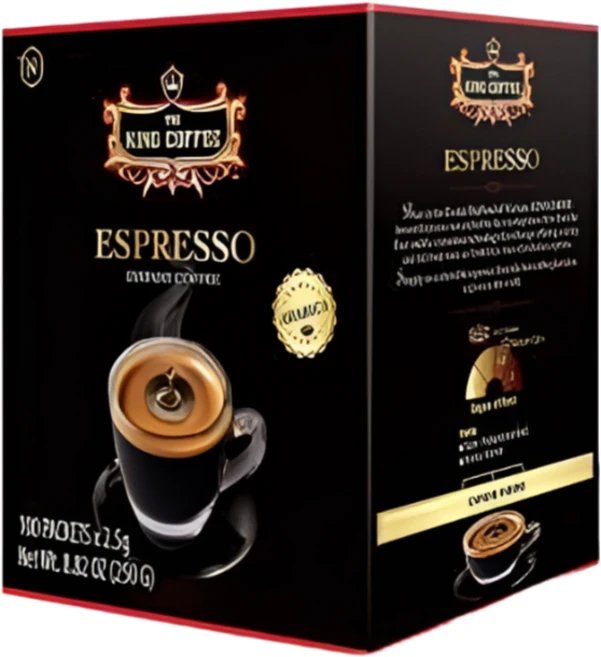 베트남 킹커피 프리미엄 아라비카 에스프레소 (원산지: 베트남), 2.5mg, 100개입, 1개 - 쿠팡