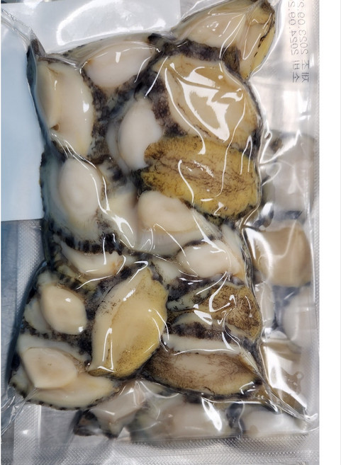 순살 손질 자숙전복 손질전1kg.손질후 순살만 400g 특대5-8미부터~ 꼬마30-40미까지옵션확인 주인직배송 100% 완도산 순살.내장발송, 1세트, 특11-15미