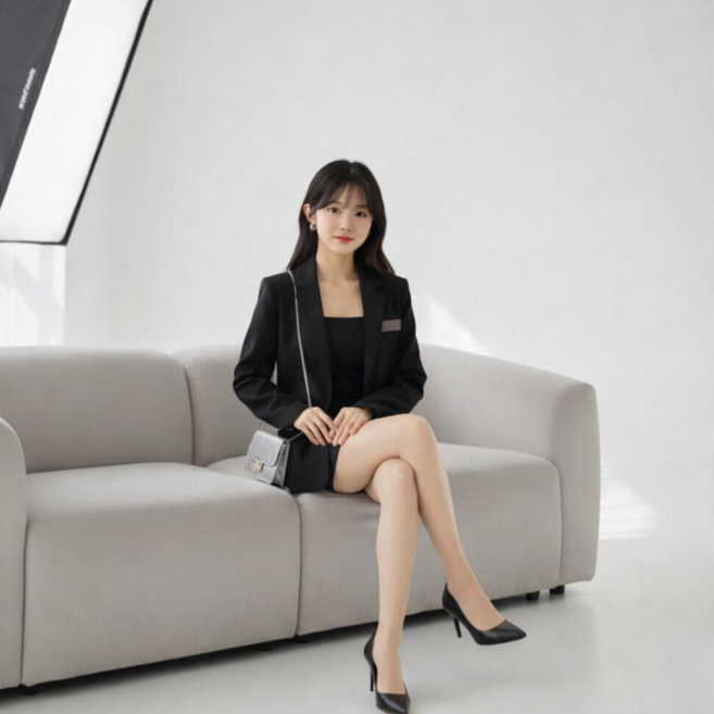 소프레데코 1+1 기모 슬림 살색 다리 겨울 융털 기모 레깅스 착시 스타킹 페이크 검스