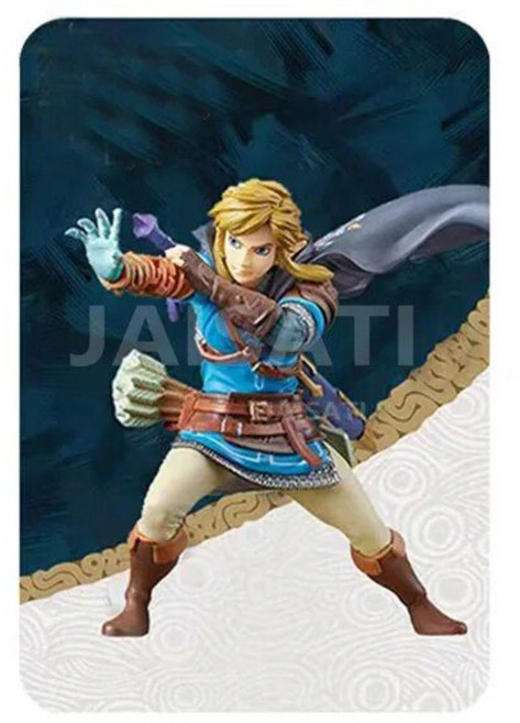젤다 왕국의 눈물 링크 가논도르프 공주 젤다의 전설 야생의 숨결 아미보 카드, 1개, 1장 링크 미니카드