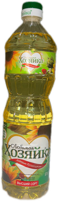 HOZYAYKA SUNFLOWER OIL 해바라기씨유 1L, 1개