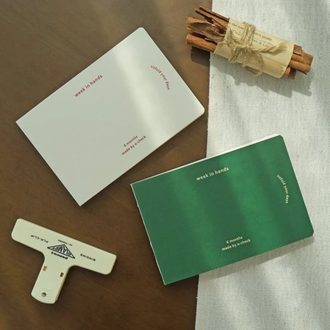 오첵 위크인핸즈 가로형 핸디플래너, 4.블루 - 쿠팡