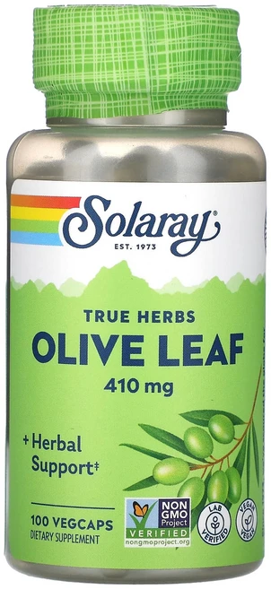Solaray True Herbs 올리브 잎 410mg 베지 캡슐 100정, SolarayTrueHerbs올리브잎410mg베지캡슐1, 1개 - 쿠팡