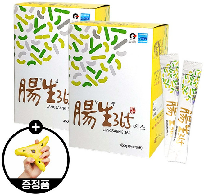 청인나라 장생365 에스 450 90포 식물성 곡물발효 특허 SJP 토종유산균 방부제 무첨가, 450g, 2개