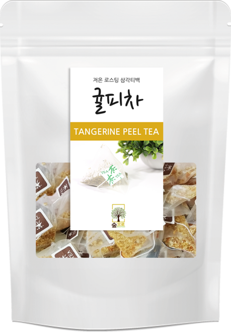 귤피차 25티백 숲으로허브 삼각티백, 25개입, 1개, 1g