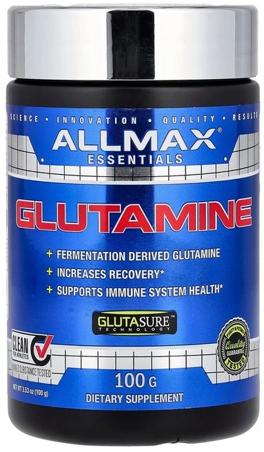 올맥스 ALLMAX Essentials Glutamine 3.53 oz 100 g, 1개, 100g - 쿠팡