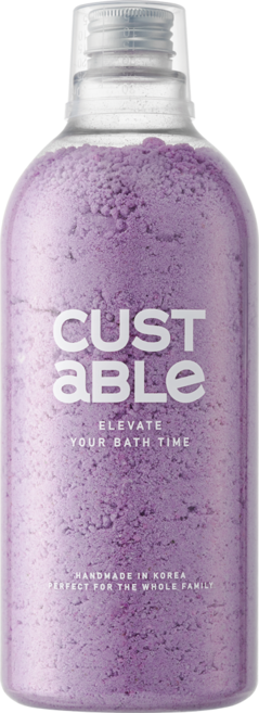 국내생산 커스터블 거품 입욕제 메가용량 파우더형 배쓰밤 퍼플, 1L, 1개