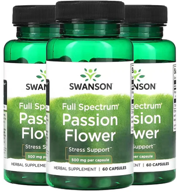 스완슨 풀 스펙트럼 시계꽃 500mg 캡슐 60, 3개, 60정 - 쿠팡