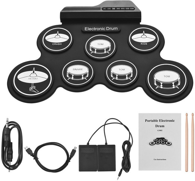 G3002J 전자드럼 패드, 1개
