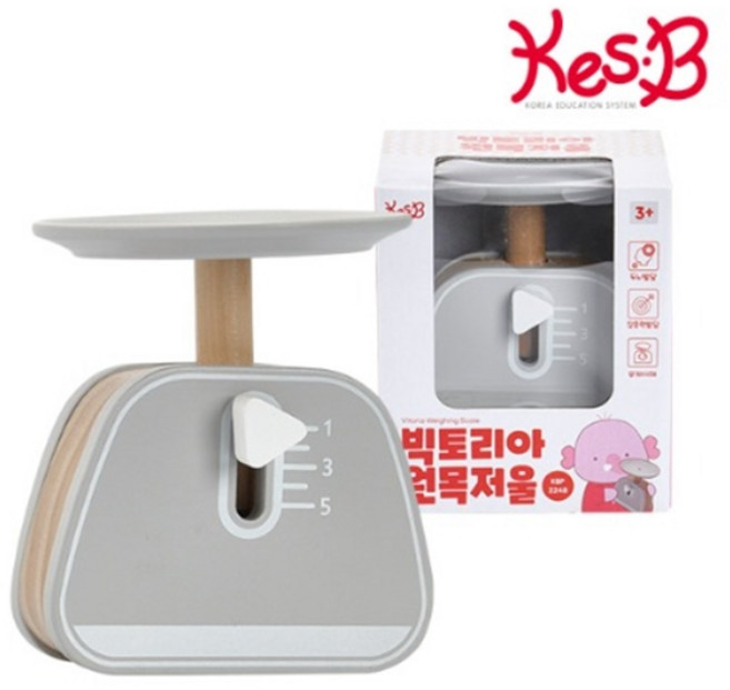 역할놀이 주방놀이 소꼽놀이 빅토리아 원목저울, 1개