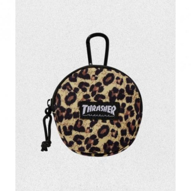 트래셔 THRASHER 서클 미니 케이스 브라운 176082