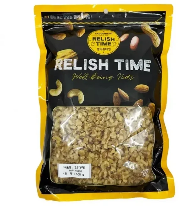 오메가3가 함유된 멸치볶음 진미채볶음용 베이킹용 호두 분태 500g /, 1개