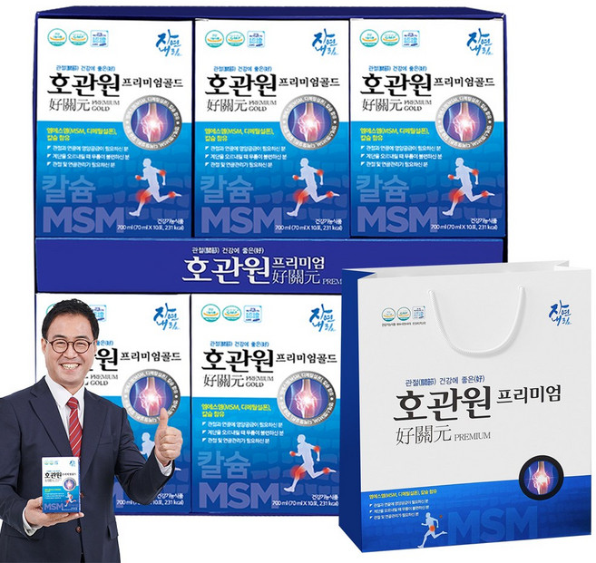 호관원 프리미엄 골드 관절건강 MSM 70ml 60포, 4.2L, 1개