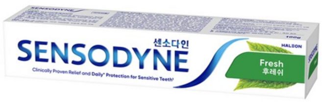 센소다인 후레쉬 치약, 100g, 6개