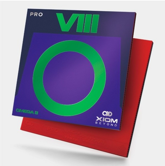 엑시옴탁구러버 오메가8프로, 빨강, 1개