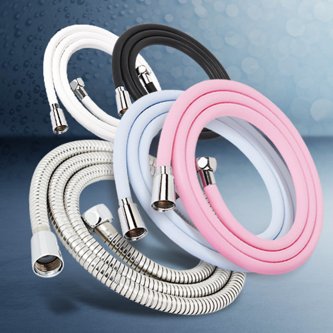 [나사] 샤워호스 실리콘 샤워기호수 줄 물때방지 욕실, 1개, 08_메탈호스5M