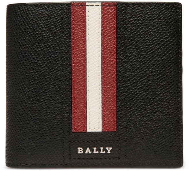 발리 스트라이프 레더 지갑
