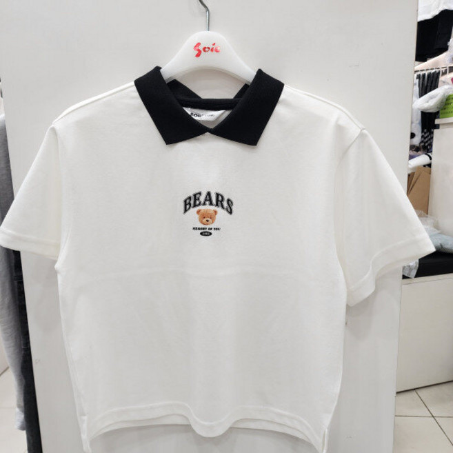 소이 4부 곰돌이 요꼬 카라 티 24M5452_SC