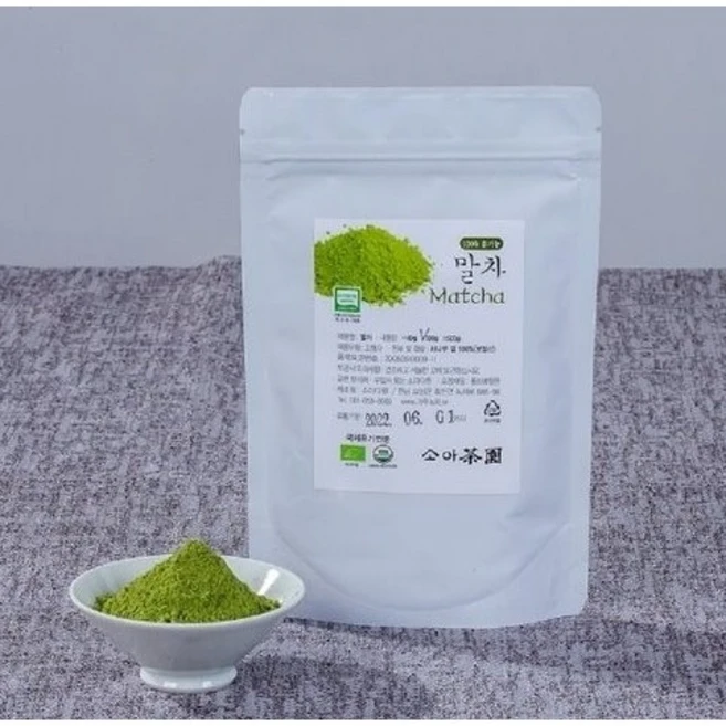 유기농 말차 녹차가루 100g(보성산), 100g, 1개입, 1개 - 쿠팡