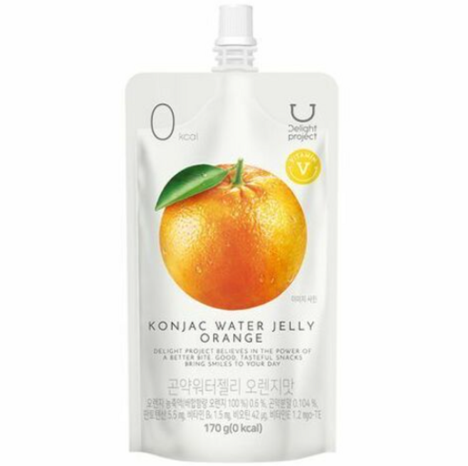 딜라이트 프로젝트 곤약워터젤리 170g 오렌지맛 10개, 오렌지맛 x 5봉, 5개