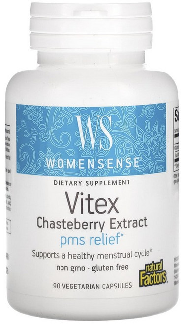 네추럴팩터스 Womensense 바이텍스 체이스트베리 추출물 베지캡슐 90정, 1개, 90개