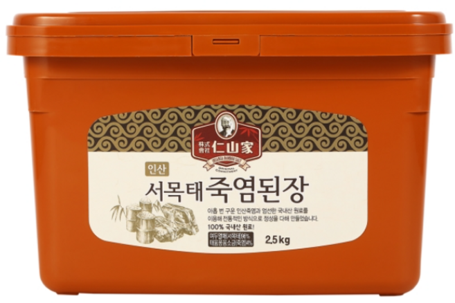 인산가 서목태 죽염된장 2.5kg 인산 죽염, 1개