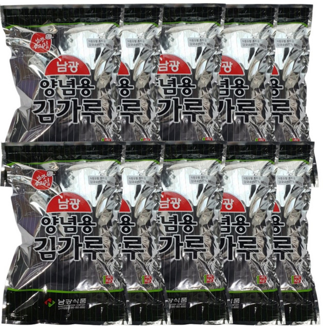 남광식품 김가루 대용량 1kg, 10개
